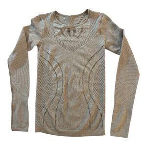 ALO Size Small Women's Workout Yoga Athletic Long Sleeve Shirt